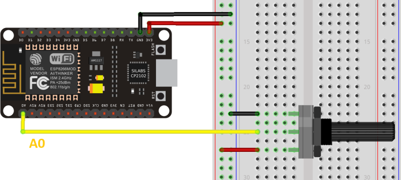 Read more about the article ESP8266 ADC –使用Arduino IDE讀取類比值